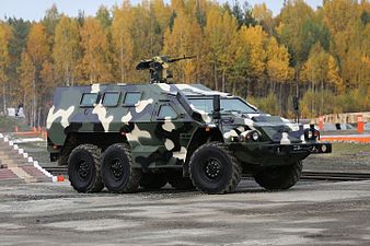 Трёхосный спецбронеавтомобиль СБА-60-К2 «Булат» (6 × 6).