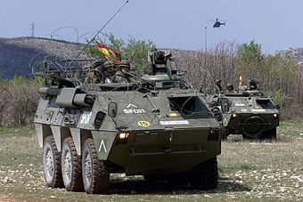 BMR 3560.50 испанской армии в ходе операции SFOR в Боснии и Герцеговине