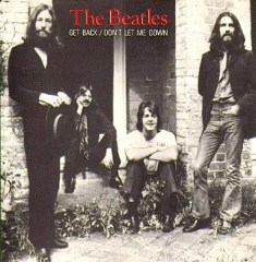 Обложка сингла The Beatles и Билли Престона «Don't Let Me Down» (1969)