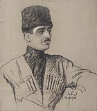 Портрет Гайдара, сделанный Евгением Лансере