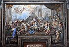 Изгнание Гелиодора из храма. 1723–1725. Фреска церкви Иль Джезу Нуово, Неаполь