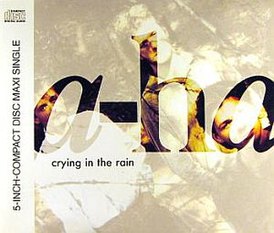 Обложка сингла a-ha «Crying in the Rain» (1990)