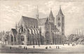 Историческое изображение кафедрального собора в Хальберштадте (1842 г.)