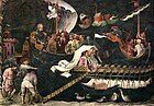 Прибытие волхвов. Ок. 1410. Фреска. Капелла Болоньини. Базилика Сан-Петронио, Болонья