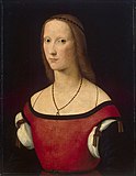 Женский портрет. 1505 – 1506. Холст, темпера, масло. Государственный Эрмитаж, Санкт-Петербург