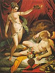 Амур и Психея. 1589. Холст, масло. Галерея Боргезе, Рим