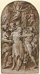 Мученичество Святой Аполлонии. 1560-е гг. Бумага, тушь, гуашь, кисть, перо. Национальная галерея искусства, Вашингтон