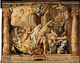 Победа Евхаристии над язычеством. 1627–1632. Шпалера. Монастырь Дескальсас Реалес, Мадрид