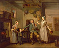 Иоганн Цоффани. Дэвид Гаррик и Мэри Брэдшоу в «Возвращении фермера». 1753