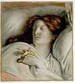 Пастельный портрет Эммы во время болезни, 1872
