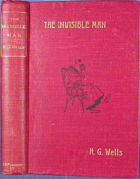 Человек-невидимка на обложке книги
