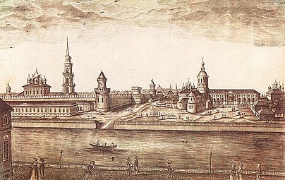 Кремль на гравюре 1807 года