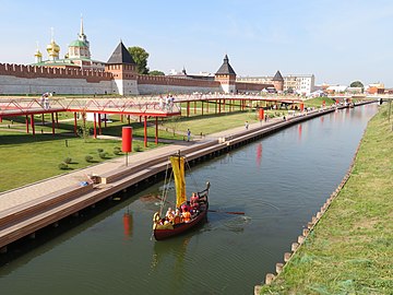 Вид на кремль с набережной