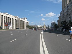 Вид в сторону Комсомольской площади