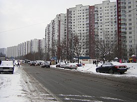 Воронежская улица (недалеко от пересечения с Ясеневой улицей)