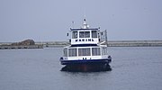 Теплоход «Marina» в порту Гдыни. Гданьский залив Балтийского моря