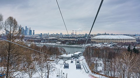 Вид на станцию «Новая Лига»