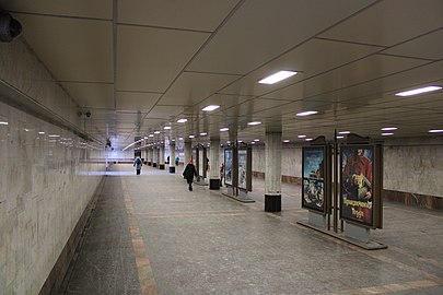 Подземный переход под Кутузовским проспектом 7 января 2023 года