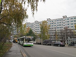 Загорьевская улица (вид от Ягодной улицы в сторону Липецкой улицы)
