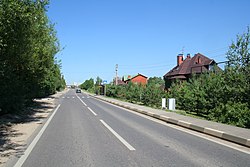Сколковское шоссе в Сколково