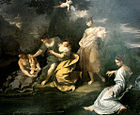 Фетида купает Ахилла в водах Стикса. 1710. Холст, масло. Национальная пинакотека Болоньи