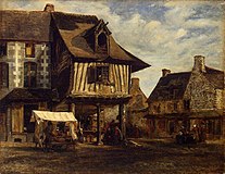 Рынок в Нормандии. 1845—1848. Государственный Эрмитаж