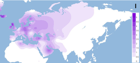 Распространение гаплогруппы I