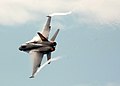 Завихрения с наплыва крыльев F/A-18