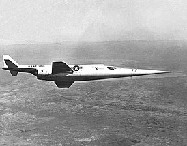 X-3 в полёте
