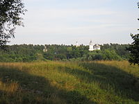 Панорама Солотчинского монастыря