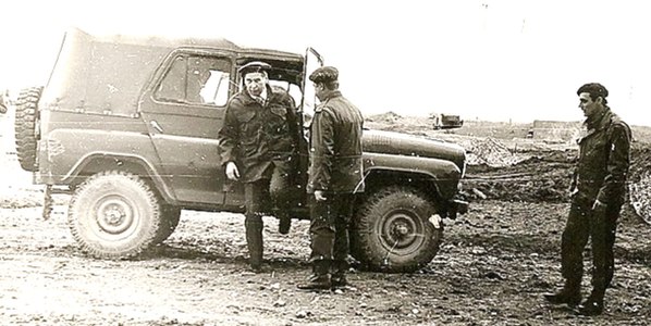 Начальник Генштаба ВС СССР Н. В. Огарков инспектирует советские войска в Сирии, 1984 год