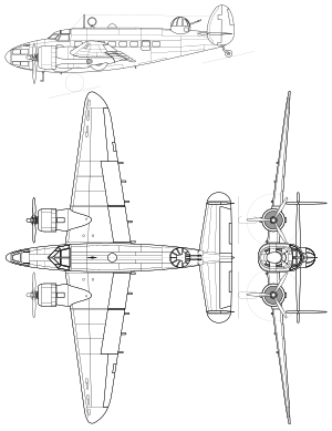 Схема Lockheed Hudson