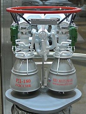 Модель двигателя РД-180
