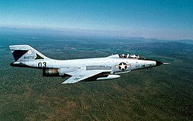 F-101B-105-MC из 132 эскадрильи истребителей перехватчиков Национальной гвардии Орегона, 1970-е годы.