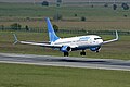 Boeing 737-800 Победа на взлетной полосе