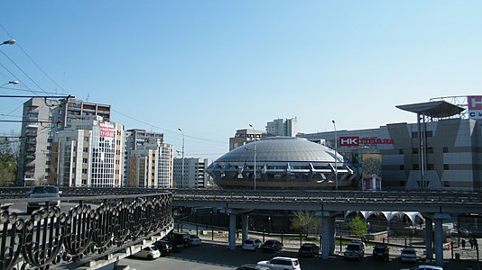 Транспортная развязка Карла Маркса — Ленинградская, комплекс НК-сити, здания «точечной» застройки.