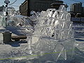 Фестиваль ледовых скульптур на площади Ленина
