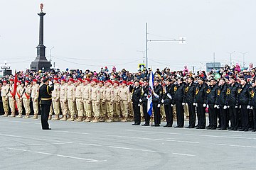 На параде в День Победы 9 мая 2019 года