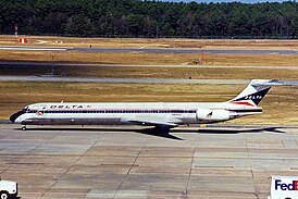 MD-88 авиакомпании Delta Air Lines, идентичный пострадавшему