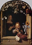 Мальчик, пускающий пузыри. 1663. Дерево, масло. Галерея принца Виллема V, Гаага