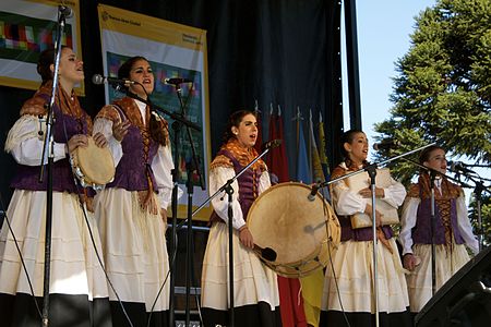 Галисийская община в Буэнос-Айресе в День иммигрантов 2010 года.