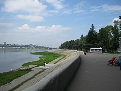 Ангара и бульвар Гагарина
