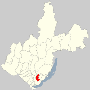 Эхирит-Булагатский район на карте