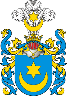 Герб старшей линии рода Тышкевичей «Лелива»
