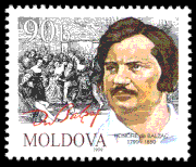 На почтовой марке Молдовы, 1999 год