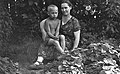 Владимир Путин со своей матерью. Июль 1958 года