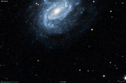 Местоположение сверхновой SN 2007Y (DSS)