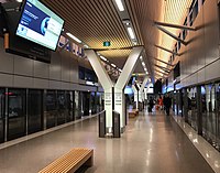 Станция Toronto Pearson Terminal 1[en] автоматизированной системы перевозки пассажиров в аэропорту Торонто Пирсон[en].