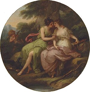 англ. Jupiter, in the guise of Diana, and Callisto