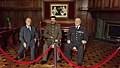 Восковые фигуры руководителей трёх союзных держав антигитлеровской коалиции в Ливадийском дворце
